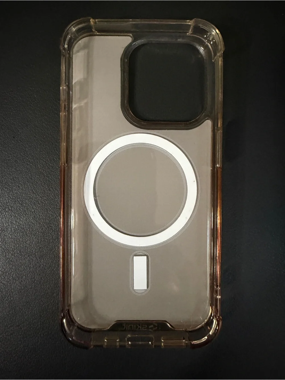 iPhone 15 Pro, MagSafe, OSU, Ohio State Buckeyes, Brutus, Red & Gray Phone Case